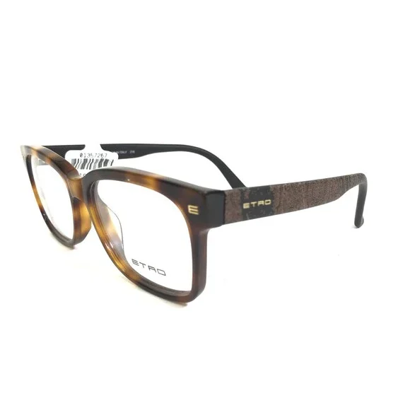Etro Eyeglasses Frames ET2620 214 Brown Tortoise Paisley  display picture 3